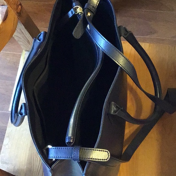 Iris & Ink Navy Blue Leather Purse - Picture 3 of 7